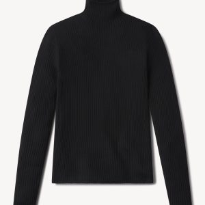 Featherweight Silk Cashmere Turtleneck