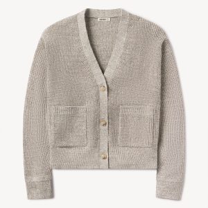 Seafarer Cotton Cropped Cardigan